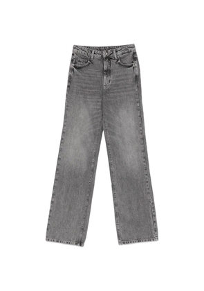 Patrizia Pepe high-waisted regular fit jeans - Grey