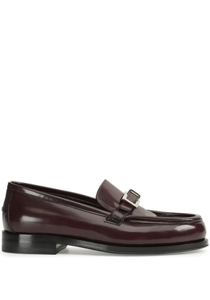 Sergio Rossi Sr Nora leather loafers - Red