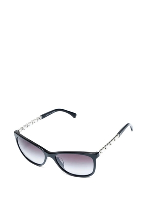 CHANEL Pre-Owned 2010-2025 chain-detail sunglasses - Black