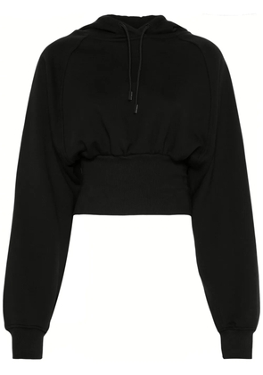 adidas by Stella McCartney cropped hoodie - Black