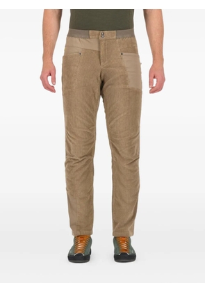 KARPOS panelled corduroy trousers - Neutrals