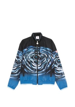 Casablanca abstract-pattern bomber jacket - Black