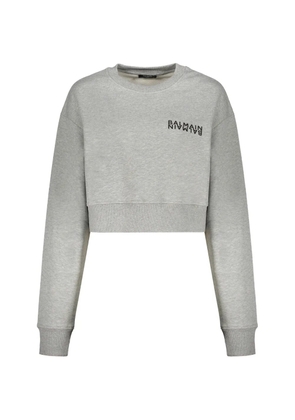 Balmain cropped sweatshirt - Grey