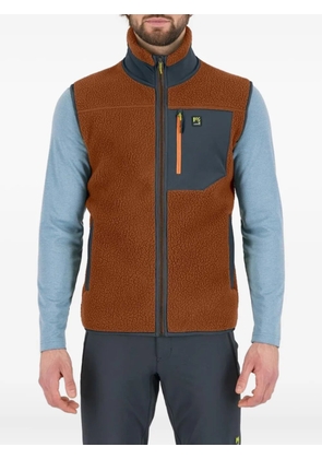 KARPOS Moiazza Retro fleece gilet - Brown