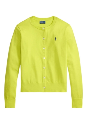 Polo Ralph Lauren logo-embroidered crew-neck cardigan - Green
