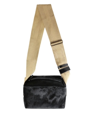 Uma Wang medium leather shoulder bag - Black