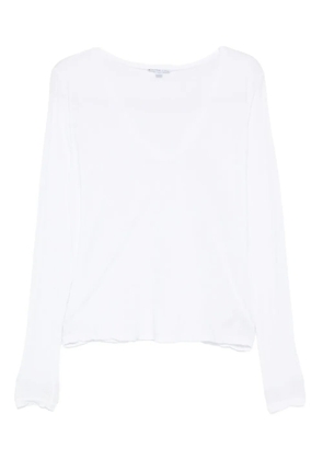 James Perse V-neck long-sleeve T-shirt - White