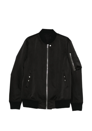 Rick Owens zip-up bomber jacket - Black