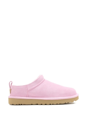 UGG Classic Micro pink suede boots