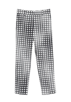 Ermanno Scervino gingham trousers - Black