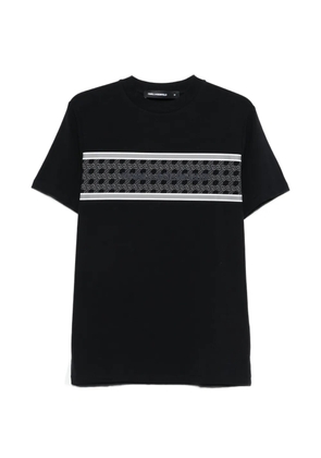 Karl Lagerfeld logo-embossed T-shirt - Blue