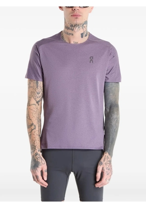 On Performance-T colour-block T-shirt - Purple