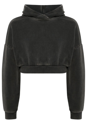 ENTIRE STUDIOS Heavy cropped hoodie - Grey