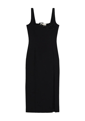 Blumarine cut-out-detail midi dress - Black