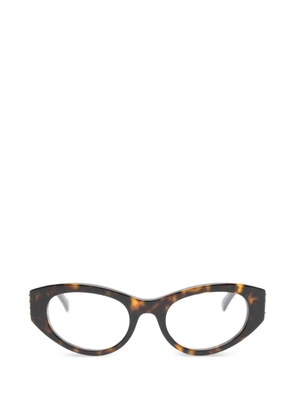 Gucci Eyewear geometric glasses - Brown