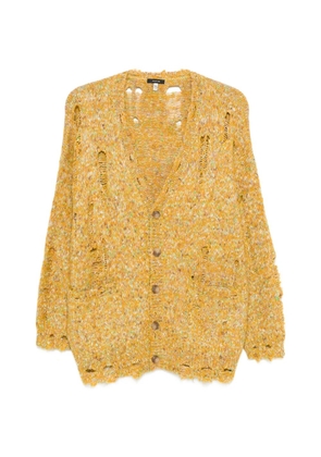 R13 button cardigan - Yellow