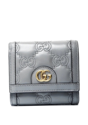 Gucci Pre-Owned 2015-2020 GG-quilted wallet - Grey