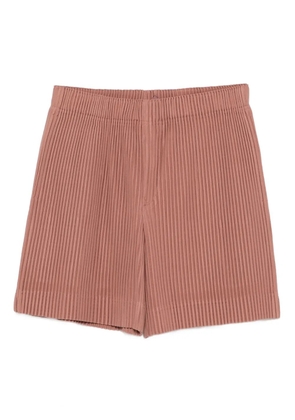 Homme Plissé Issey Miyake plisse bermuda shorts - Pink