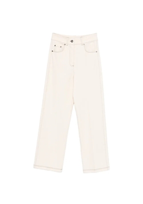 Max Mara straight leg seam jeans - Neutrals