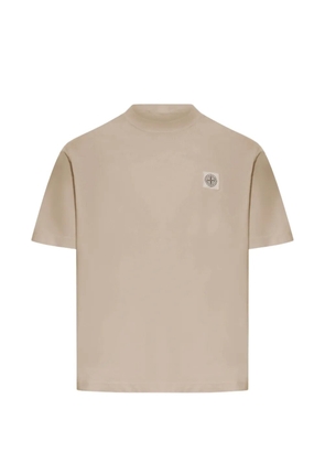 Stone Island logo-patch T-shirt - Neutrals