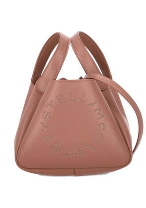 Stella McCartney studded-logo shoulder bag - Pink