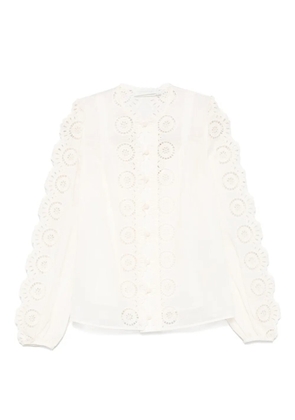 ZIMMERMANN Lucky embroidered blouse - Neutrals