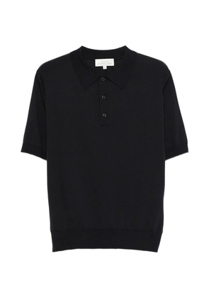 Studio Nicholson Arieta button short-sleeve polo shirt - Blue