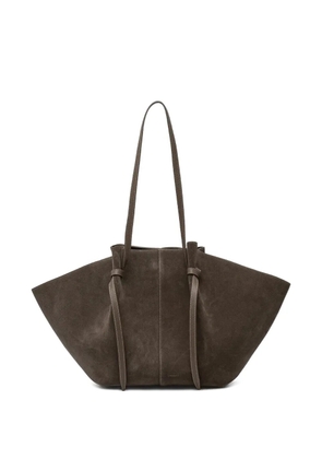 Yuzefi Mochi suede shoulder bag - Brown