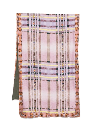 Pierre-Louis Mascia beaded print scarf - Pink