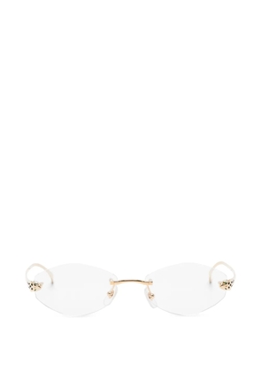 Cartier Eyewear rimless-frame glasses - White