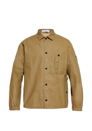 Stone Island buttond pocket overshirt - Green