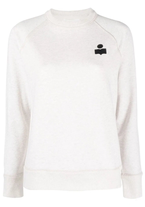MARANT ÉTOILE Milla logo-embroidered sweatshirt - Neutrals