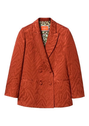 La DoubleJ textured double-breasted jacket