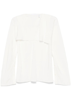 Helmut Lang layered-design blouse - White
