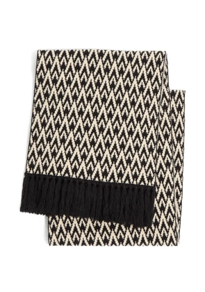 Valentino Garavani knitted fringed scarf - Neutrals