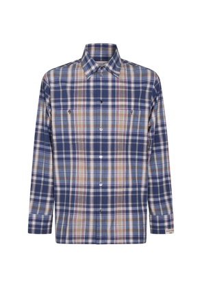 Golden Goose check-pattern shirt - Blue