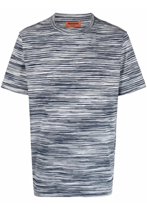 Missoni marled striped T-shirt - Blue