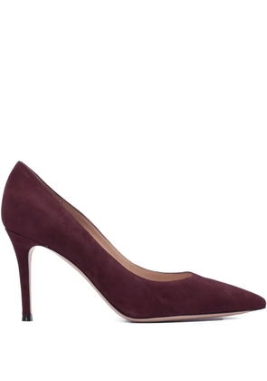 Gianvito Rossi pointed-toe stiletto pumps - Red