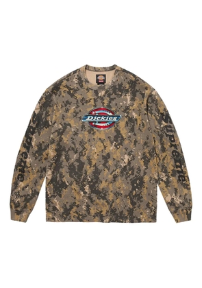 Supreme x Dickies® Thermal camouflage-pattern sweatshirt - Green