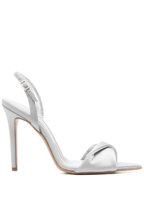 GINISSIMA 110mm slingback sandals - Grey