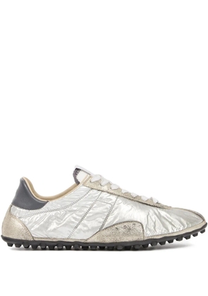 Maison Margiela Metallic low-top sneakers - Silver