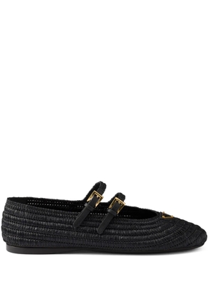 Prada crochet ballet flats - Black