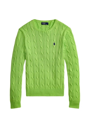 Polo Ralph Lauren cable-knit logo-detail sweater - Green