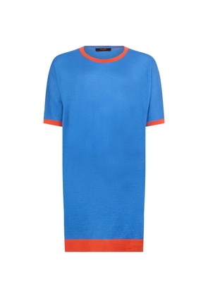 Moorer crew-neck midi T-shirt dress - Blue