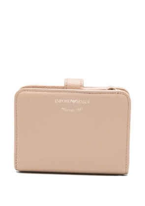 Emporio Armani leather wallet - Pink