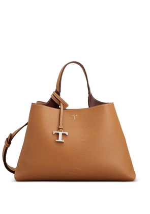 Tod's small leather tote bag - Brown