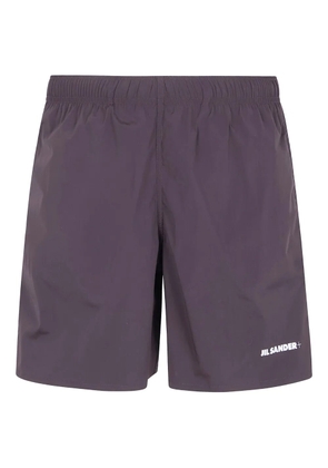 Jil Sander logo-print shorts - Grey