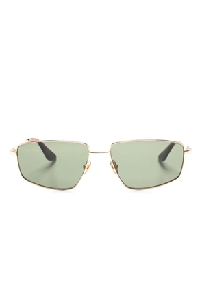 GIGI STUDIOS Thrive 029 rectangle-frame metal sunglasses - Gold