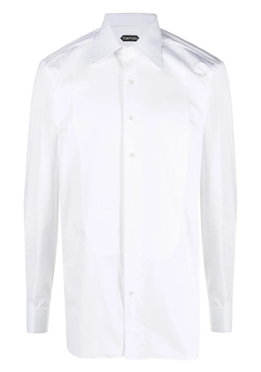 TOM FORD slim-cut button shirt - White