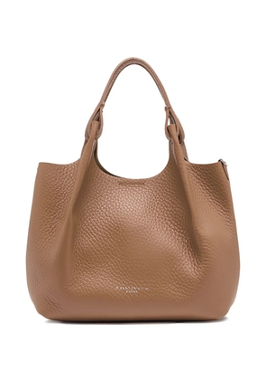 GIANNI CHIARINI Dua leather shoulder bag - Brown